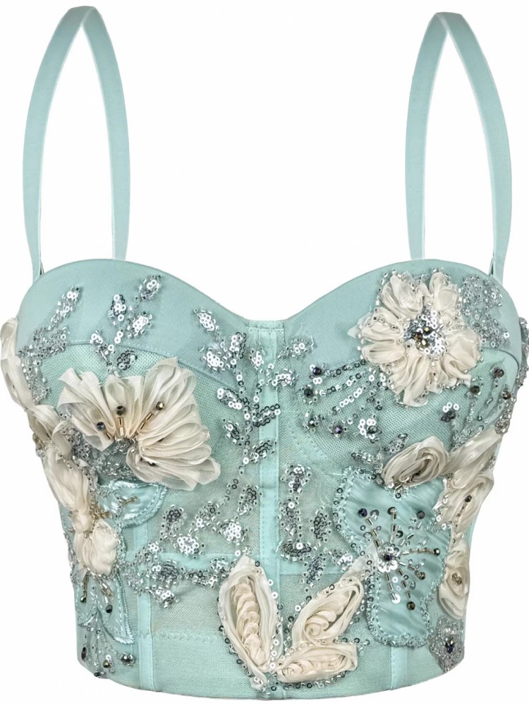 Strapless Bra Backless - Atasan Crop Korset Seksi Modis Tanpa